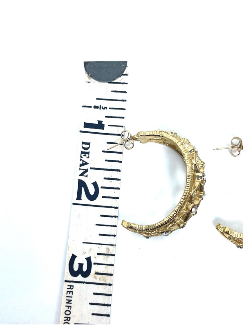 Butler Gold Washed Crystal Earrings - Picture 7 of 9